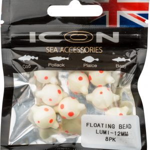 Leeda ICON Floating Bead 12mm 4pk