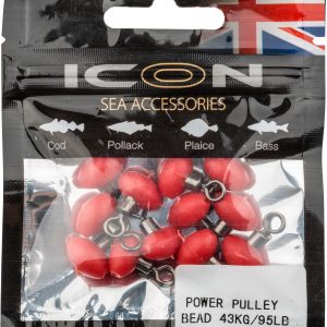 Leeda ICON Power Pulley Bead 43Kg/95lb 12pk