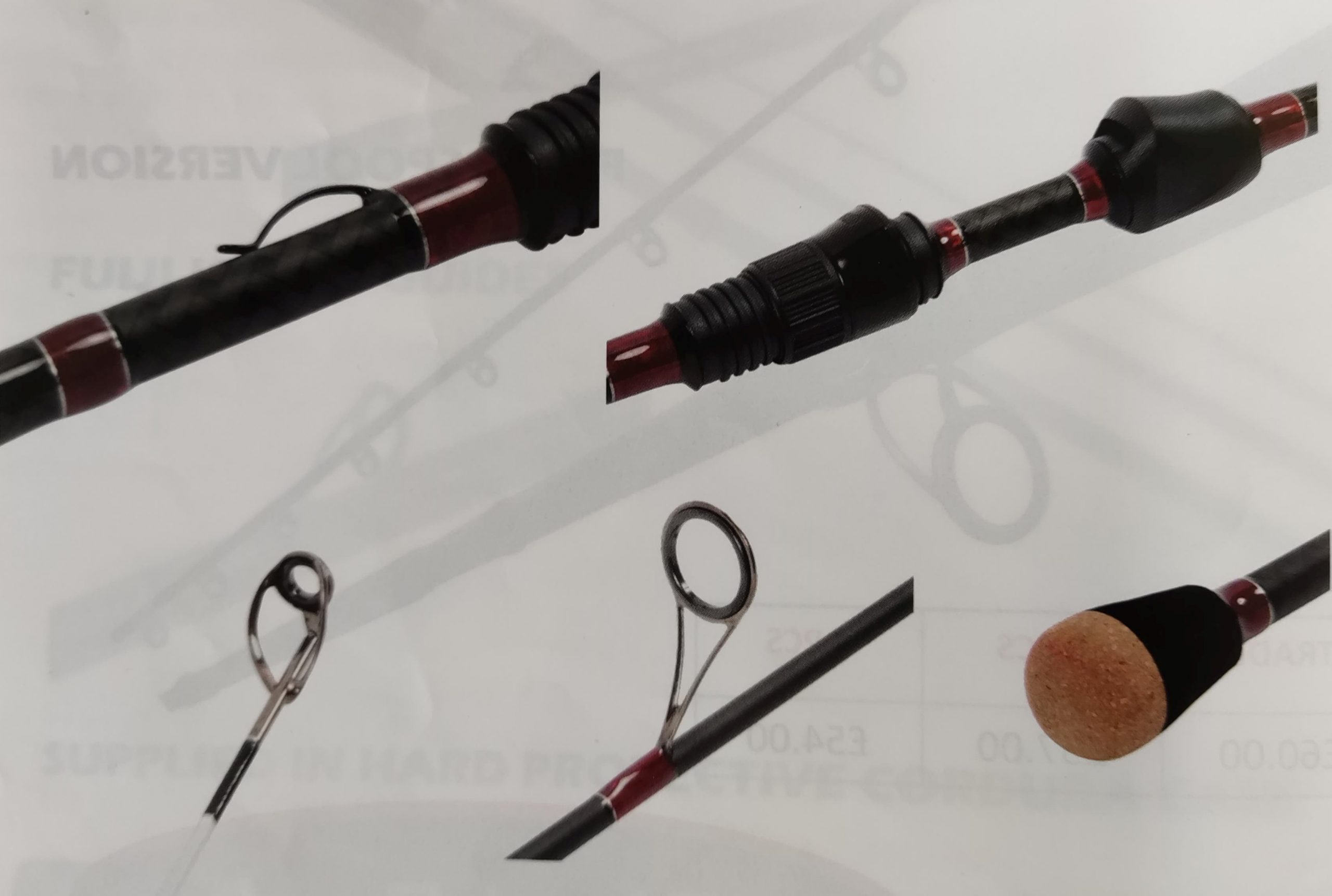 Black Rock Aventine 7' 3'' 1-8g + 3-10g (Twin Tip) Light Lure Rod - Image 2