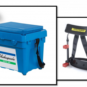 Shakespeare SB2 Seat Box with Breakaway Backrest and Cushion